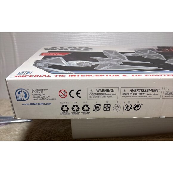 Star Wars Paper Model Kit Imperial TIE Interceptor & TIE Fighters 405 Pcs - Picture 9 of 9